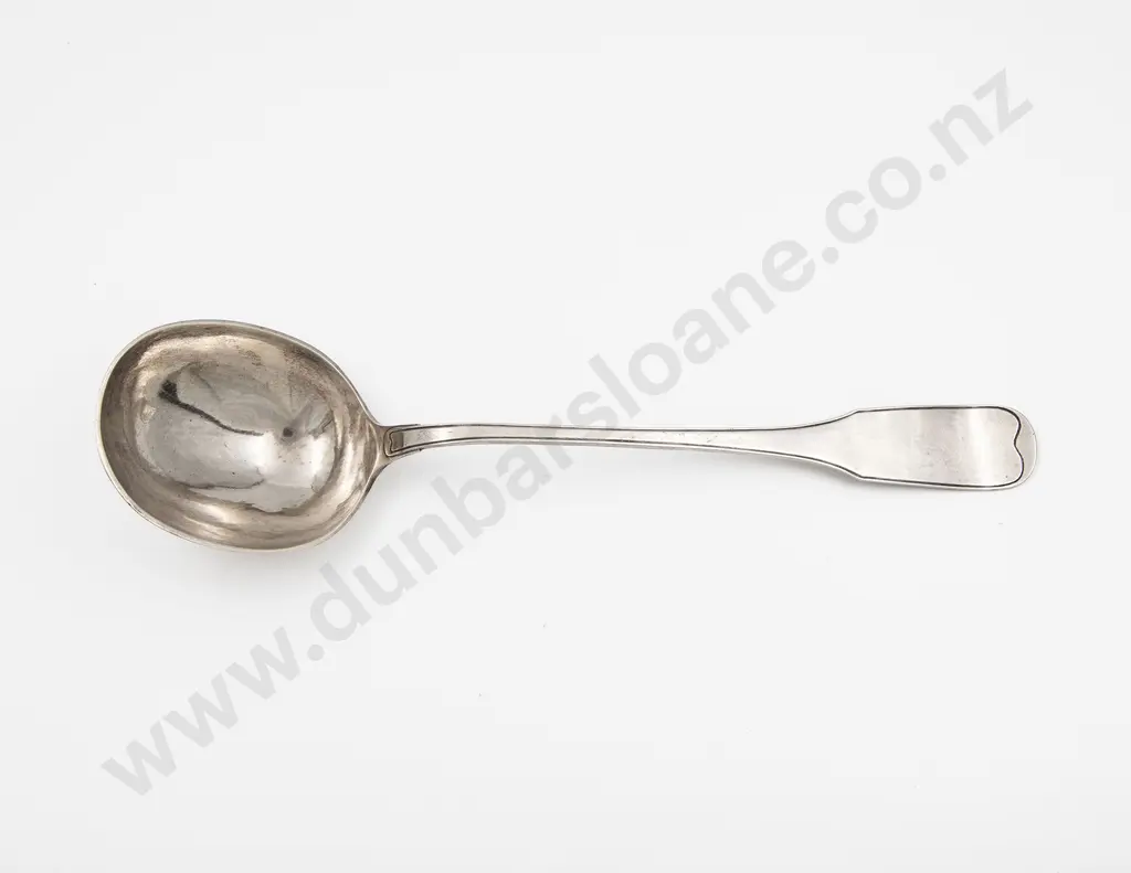 C19th European Silver Soup Ladle Image 1++