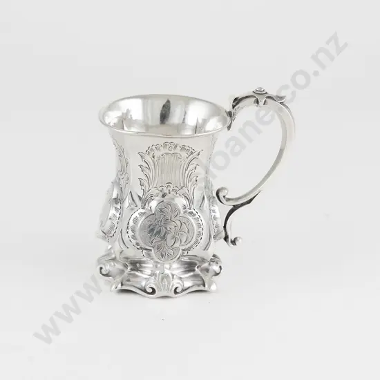Vict S/S Christening Mug