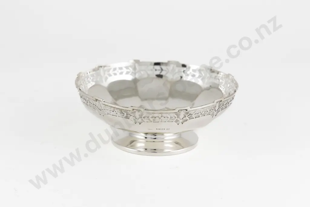 Geo V S/S Footed Circular Bon Bon Dish Image 1++