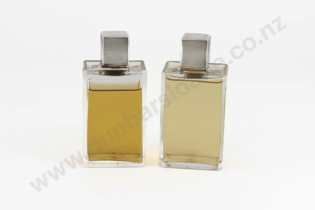 Pair Geo VI S/S Topped Scent Bottles Image 1++