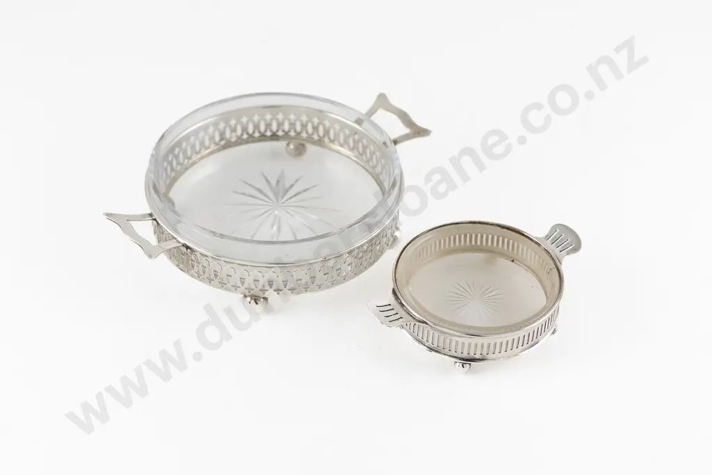 S/S Two Handled Butter Dish Image 1++
