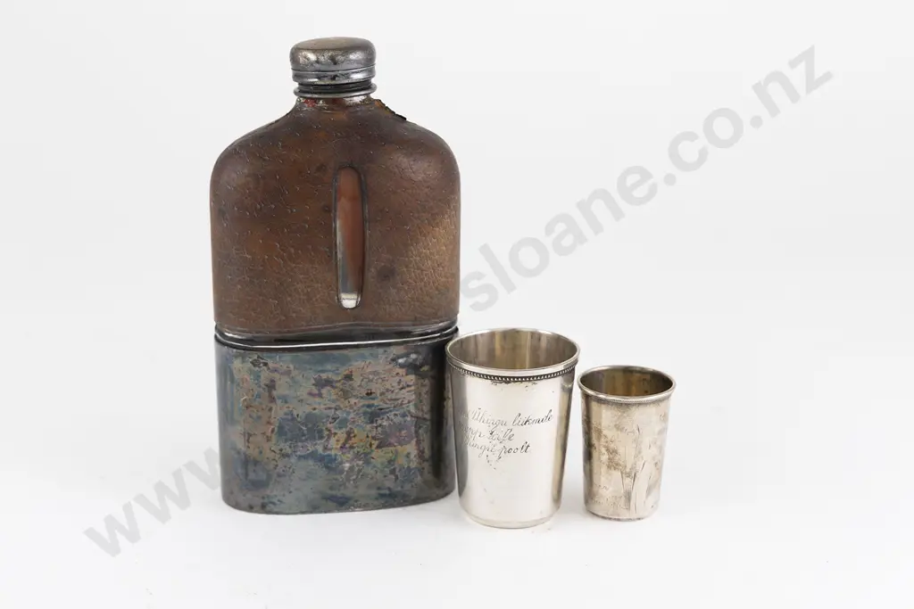 Two Small C19th German Silver Cups Image 1++
