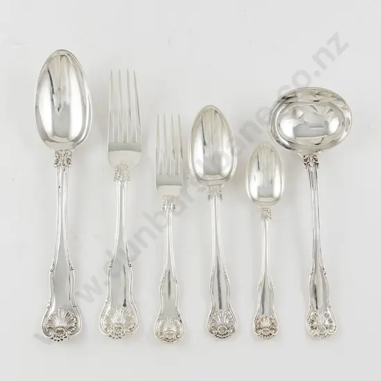 Fine Quality Vict 64pce S/S Kings Husk Pattern Suite Of Cutlery