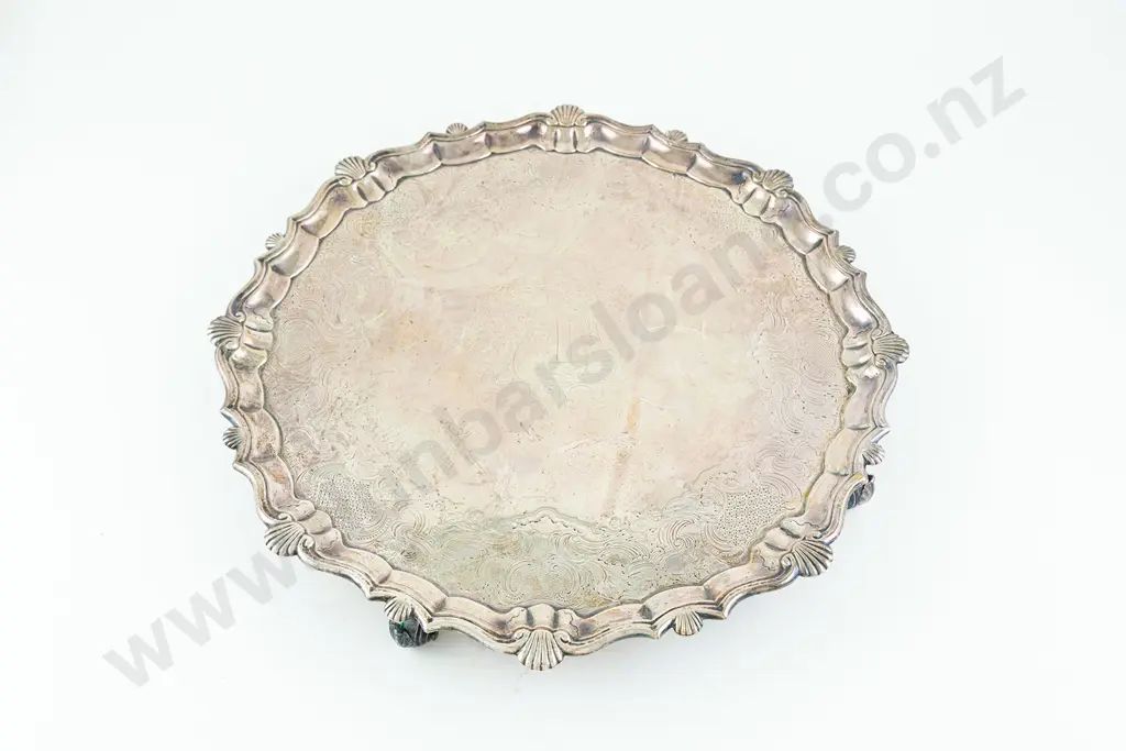 Geo II S/S Salver Image 1++