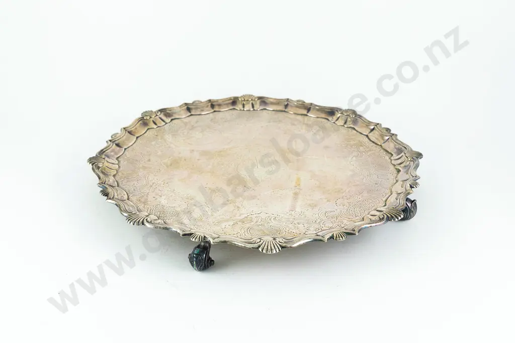 Geo II S/S Salver Image 1++