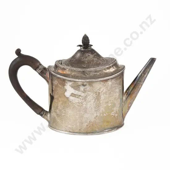 Geo III S/S Teapot By Peter & Anne Bateman