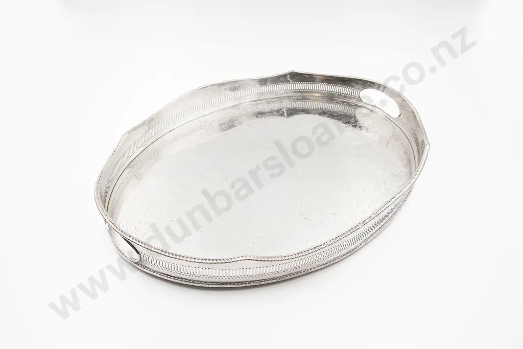 Modern Oval S/Plate Drinks Tray Image 1++