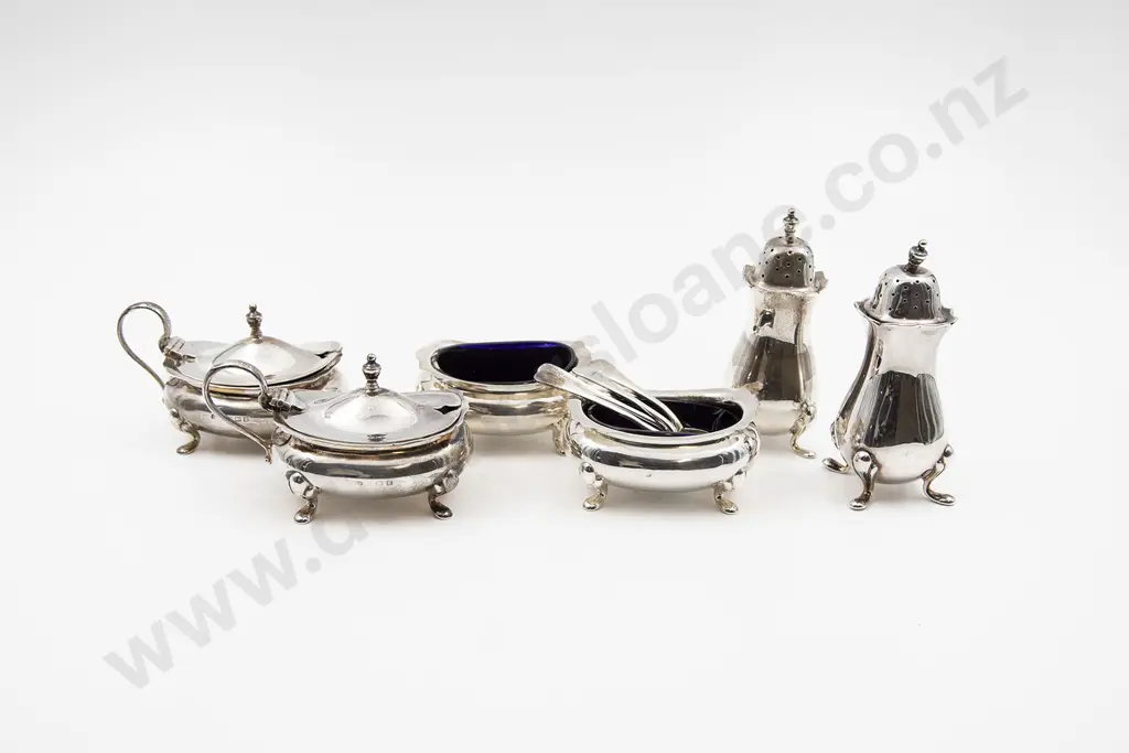 Composed S/S Six Piece Cruet Set Image 1++