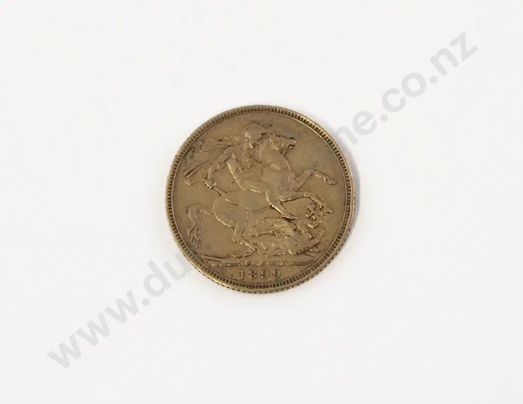 1899 Gold Sovereign Image 1++