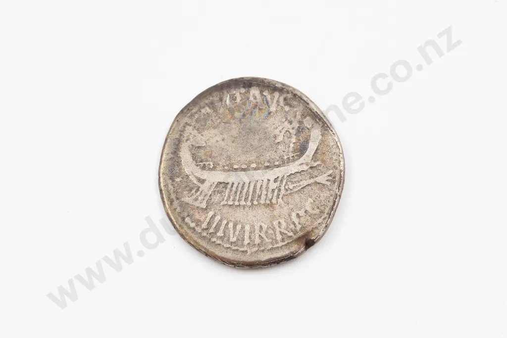 Mark Antony Ancient Roman Silver Coin Image 1++