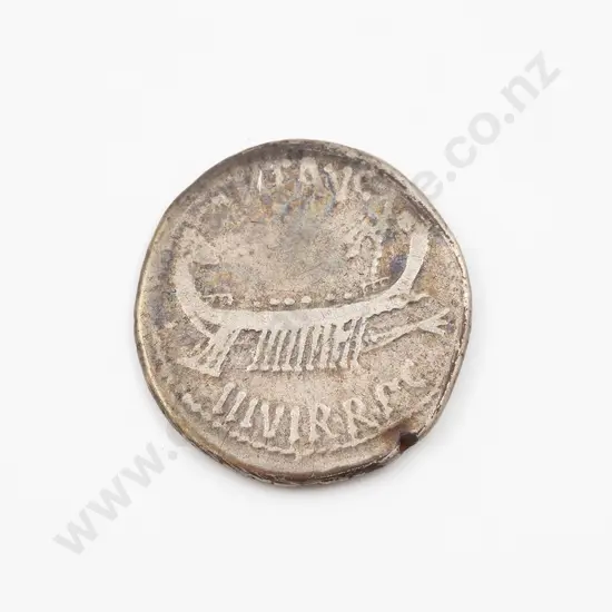 Mark Antony Ancient Roman Silver Coin