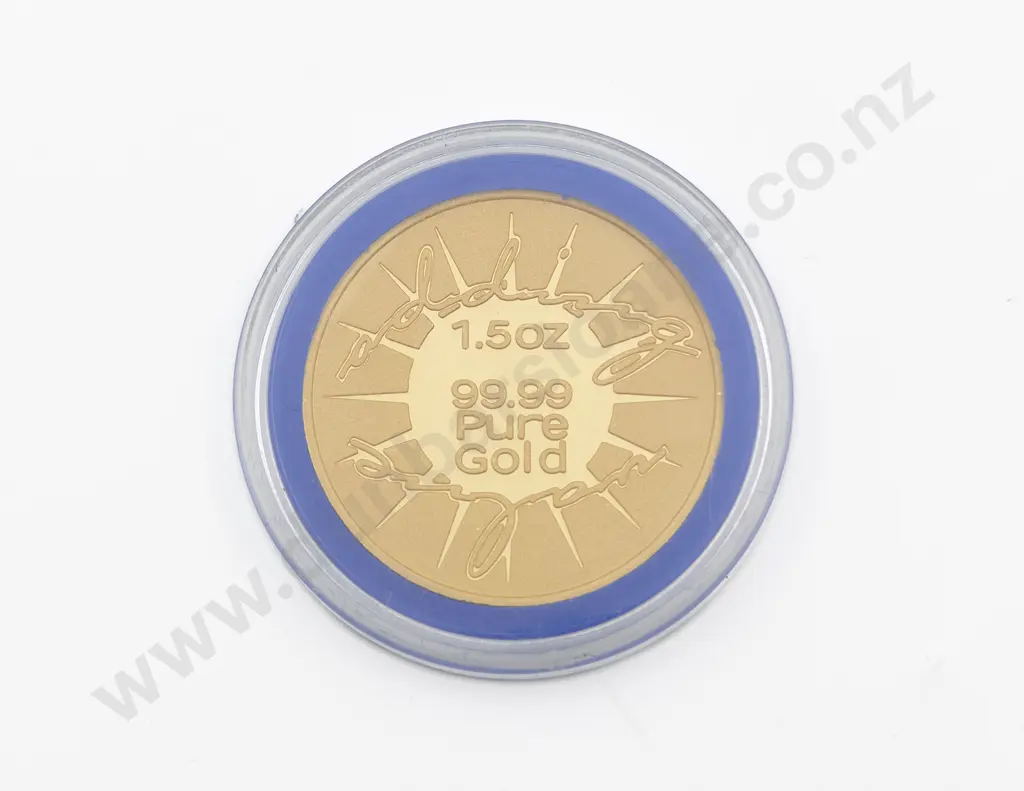 Gold Bullion 1.5oz 99.99 Pure Gold Medallion Image 1++