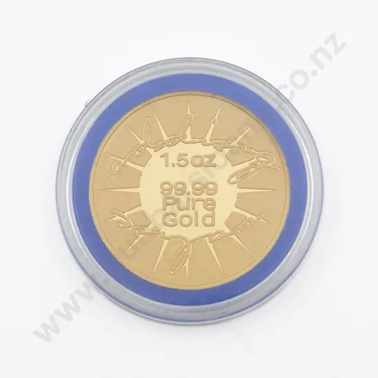 Gold Bullion 1.5oz 99.99 Pure Gold Medallion