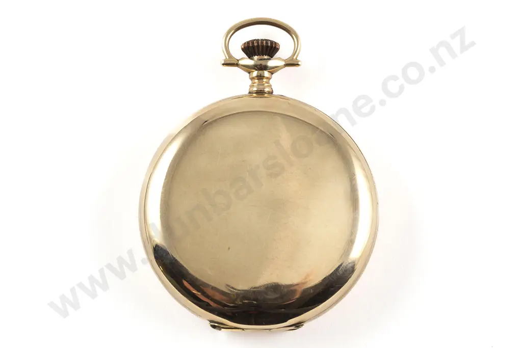 A. W. W. Co. Waltham 17 Jewel 14ct Hunter Cased Lever Wind Pocket Watch Image 1++