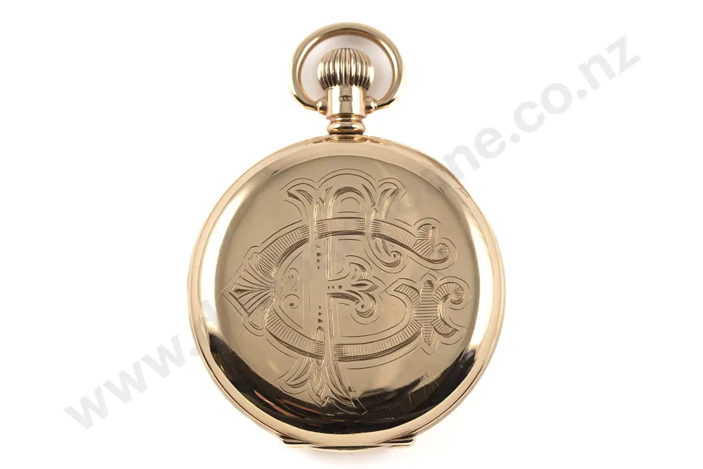 Rolex 9ct Hunter Cased Lever Wind Pocket Watch Image 1++