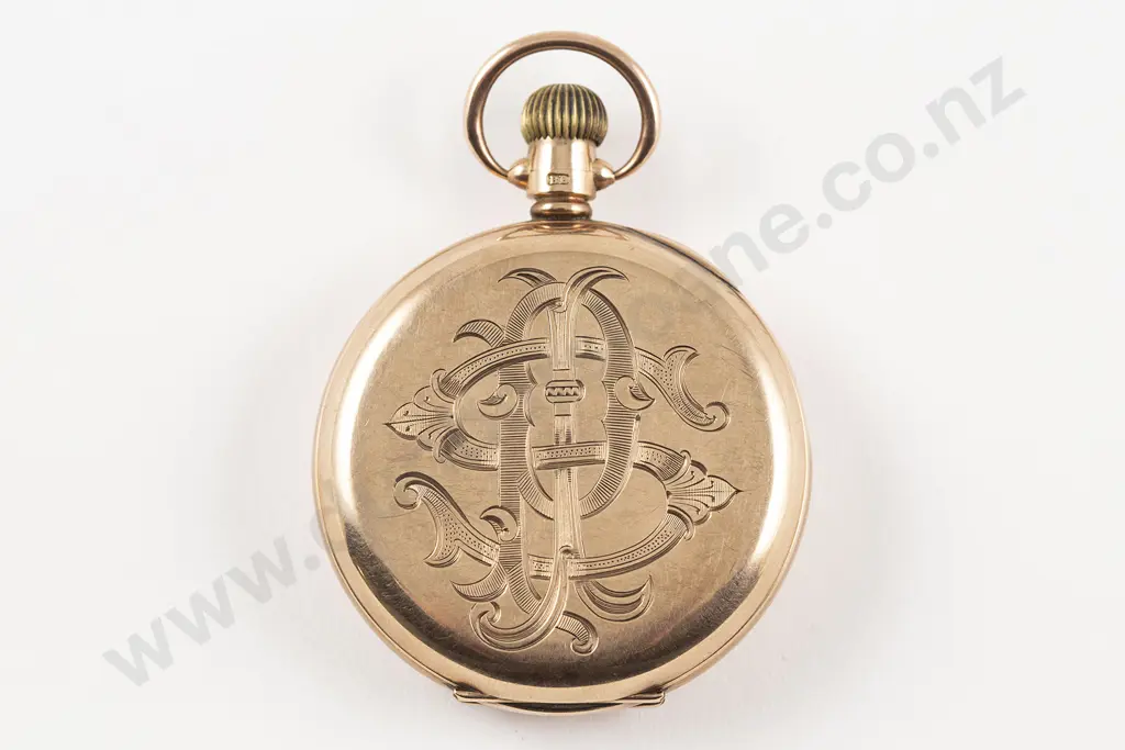 Waltham Seven Jewel 9ct Hunter Cased Lever Pocket Watch Image 1++