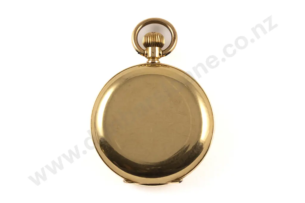 Baume Longines 18ct Small Hunter Cased Lever Wind Pocket Watch Image 1++