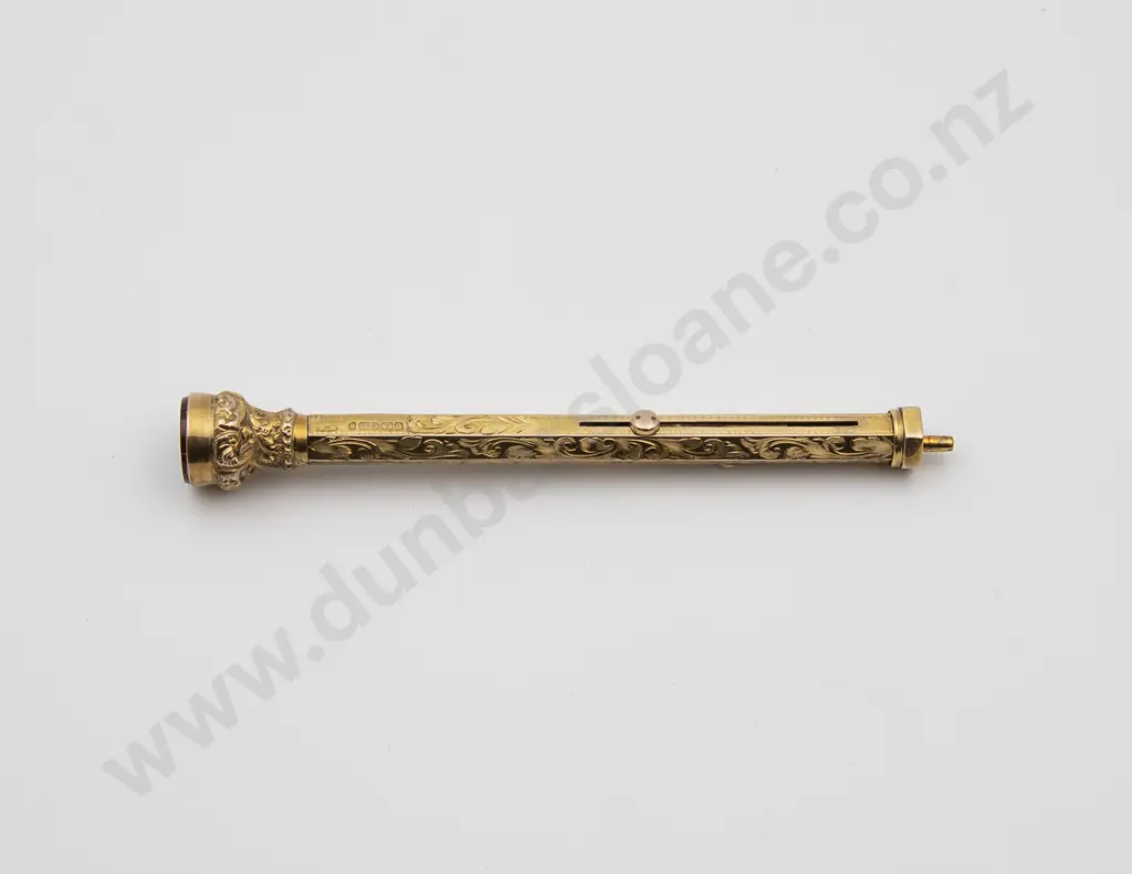 9ct Fine Propelling Dip Pen/Pencil Image 1++