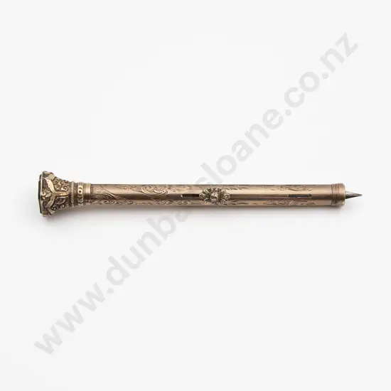 9ct Propelling Dip Pen/Pencil
