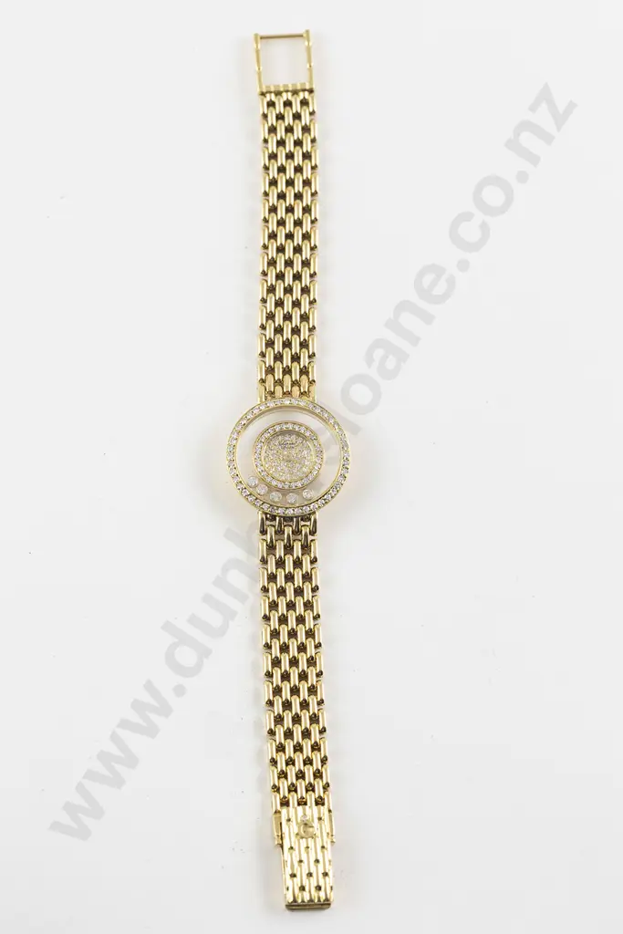 Chopard Geneve All 18ct and 'Happy Diamonds' Ladies Wrist Watch Image 1++