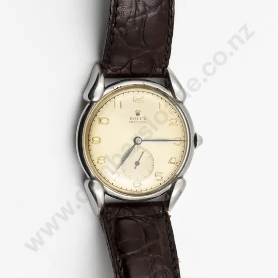 C1940's Rolex Precision 'Fancy Lugs' Gents Wrist Watch
