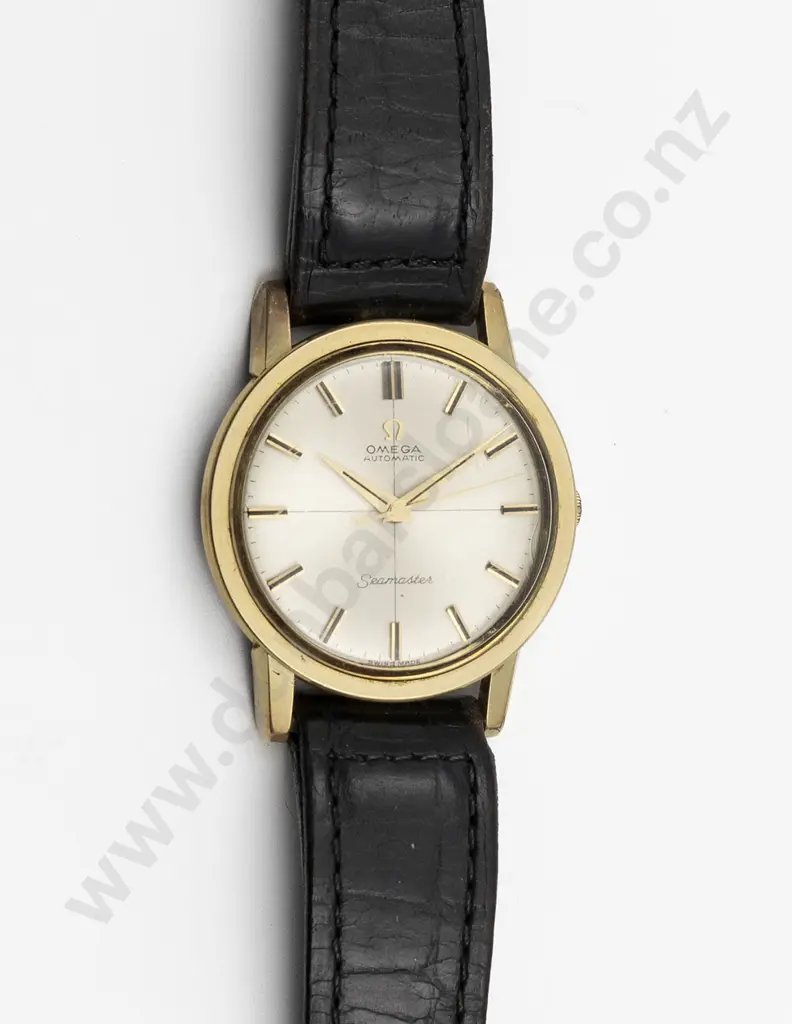 Vintage Omega Automatic Seamaster Stainless Steel Gents Wrist Watch Image 1++