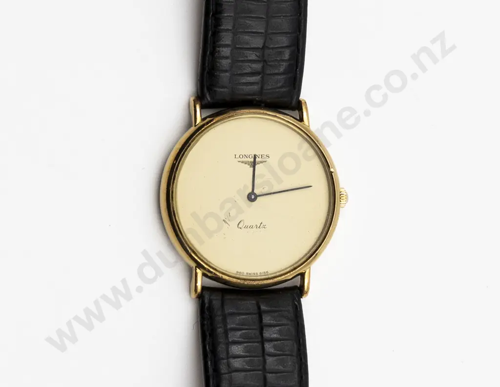 Longines Classic Quartz 960 Swiss 6156 Gents Dress Wrist Watch Image 1++