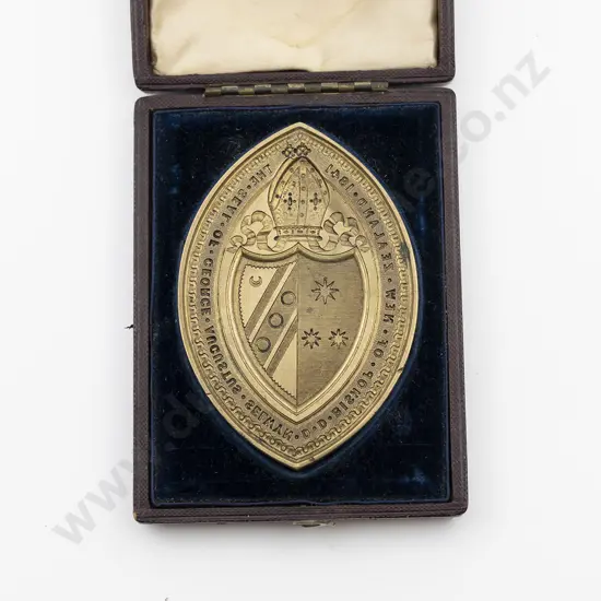Bishop George Augustus Selwyn's Ecclesiastical  Brass Engraved Seal