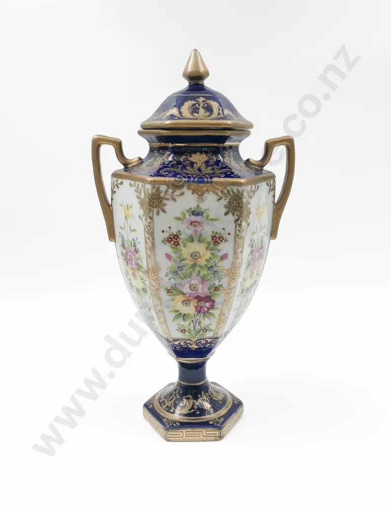 Noritake Floral Decorated Lidded Urn Image 1++