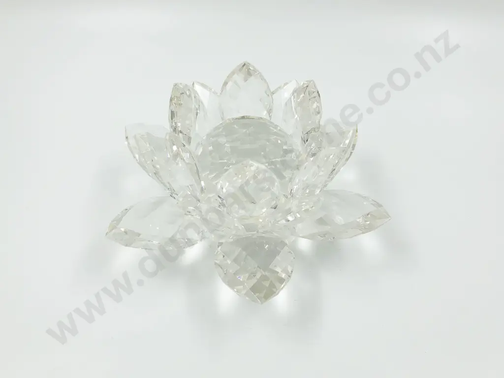 Swarovski Lotus Flower Ornament Image 1++