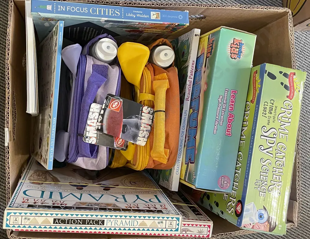 Box of Assorted Children's Games Etc. Image 1++