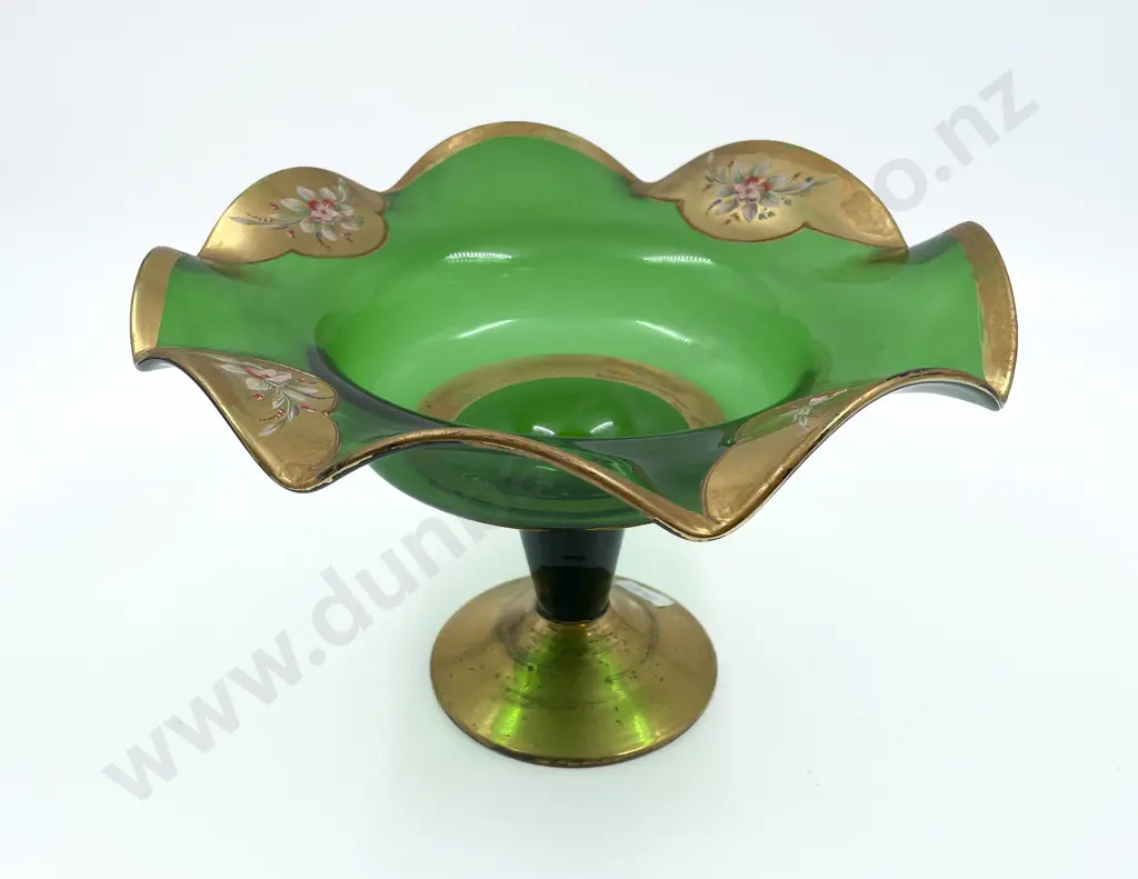 Venetian Art Glass Comport Image 1++
