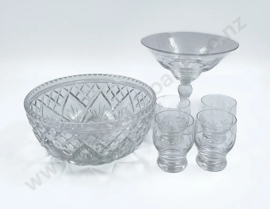 Six Pieces of Stuart Crystal Image 1++