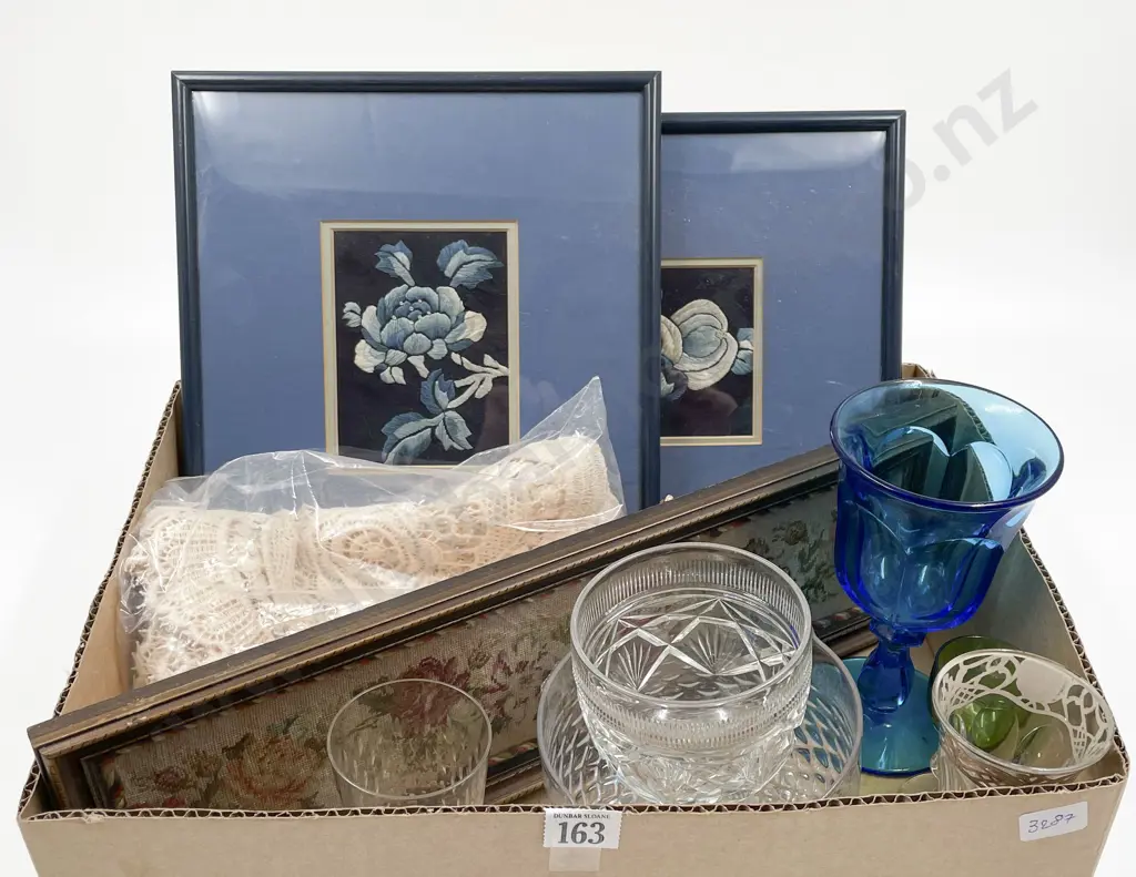 Box of Assorted Incl. Antique Glassware Etc. Image 1++