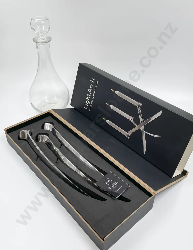 LightArch Boxed Candle Holder Together With Boxed Decanter Image 1++