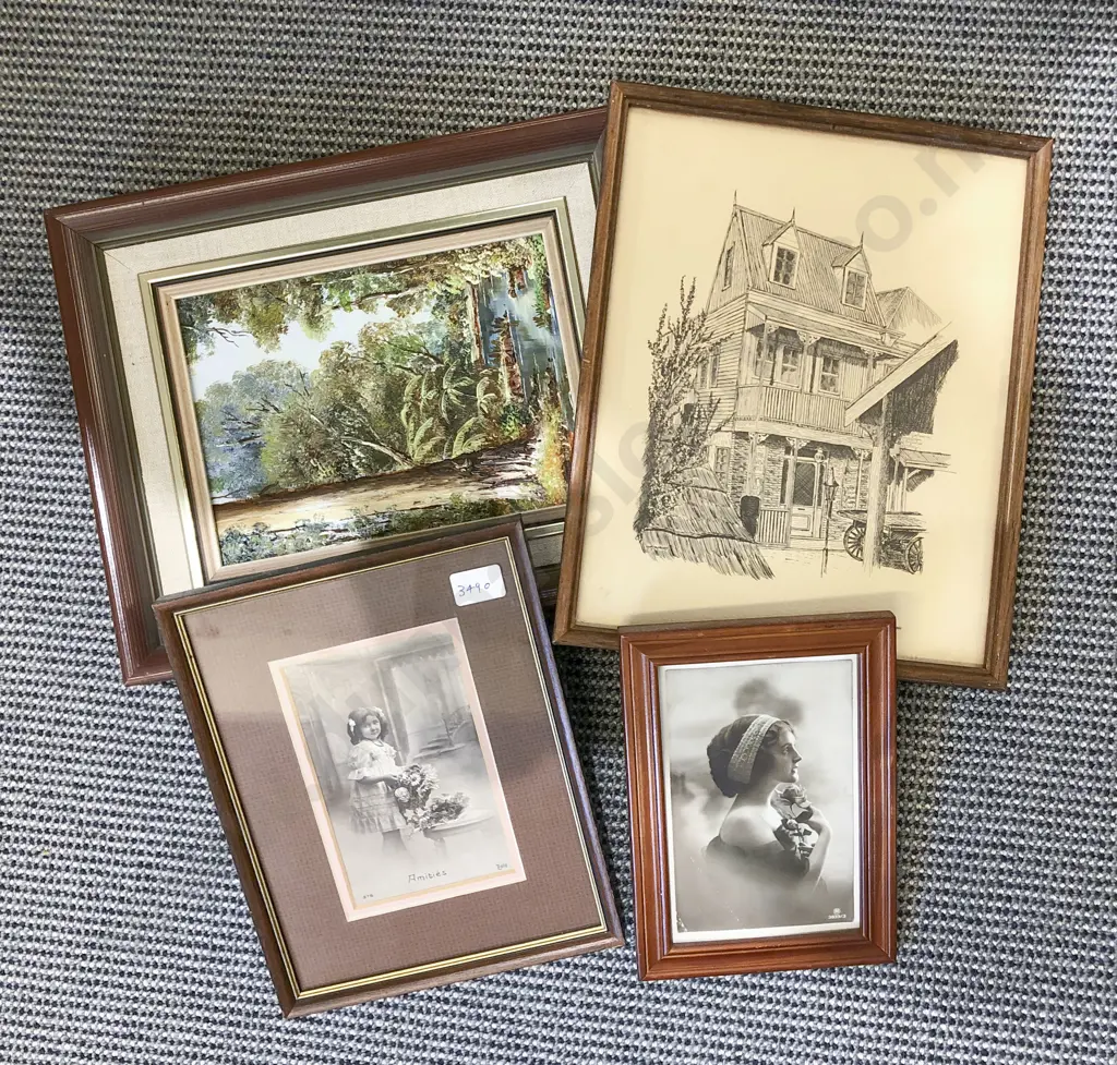 Box of Assorted Frames and Prints Image 1++