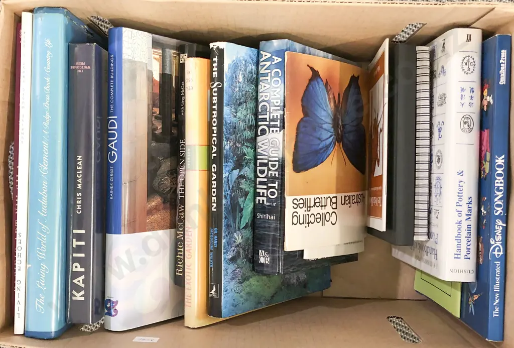 Box of Assorted Books Incl. on Gardening and Art Image 1++