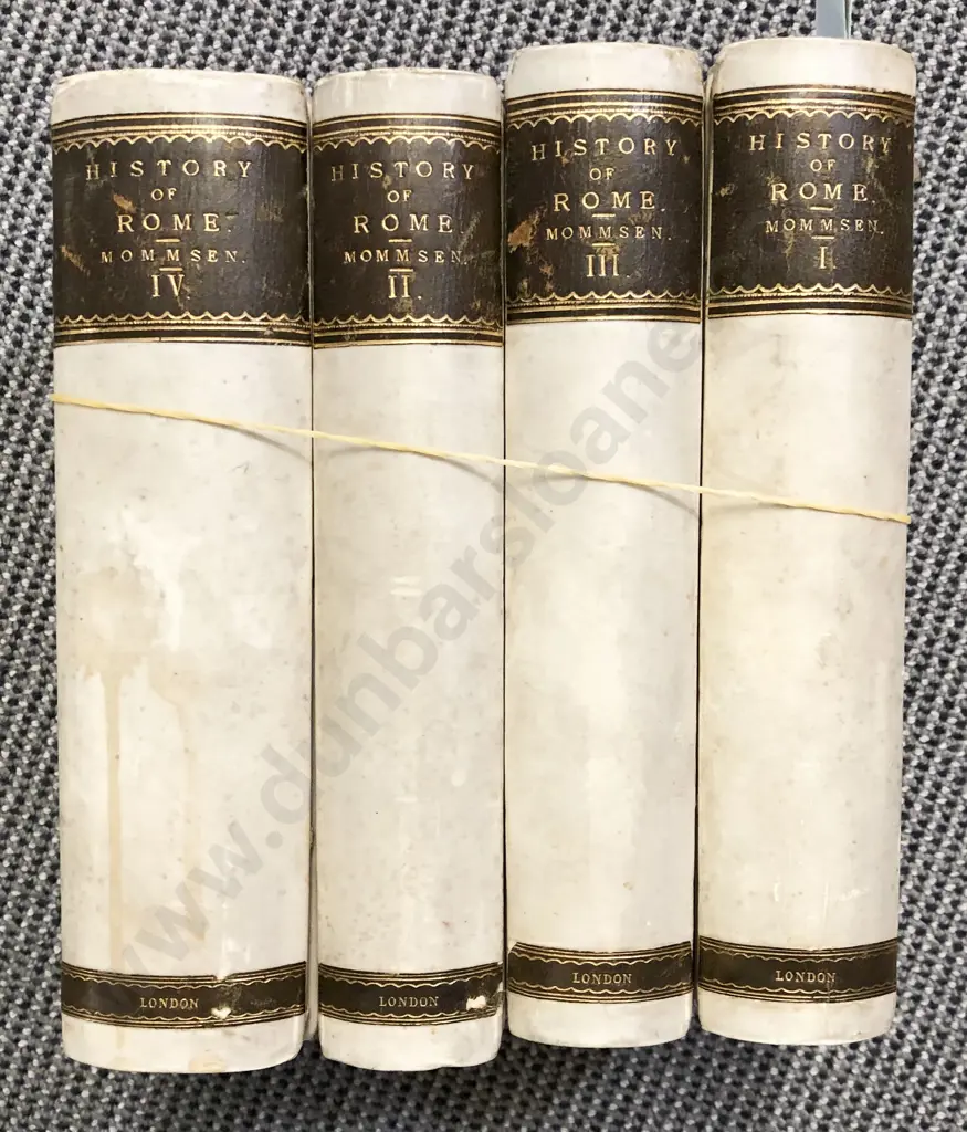Mommsen's History of Rome Volumes I-IV Image 1++