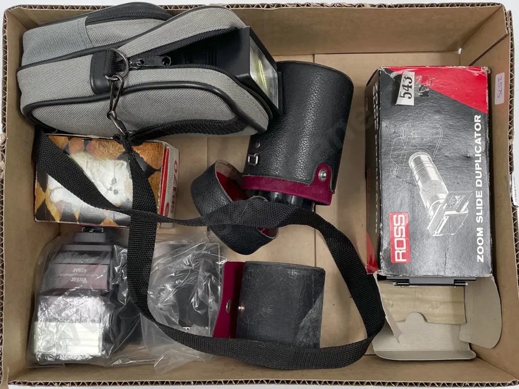 Box of Assorted Camera Accessories Image 1++