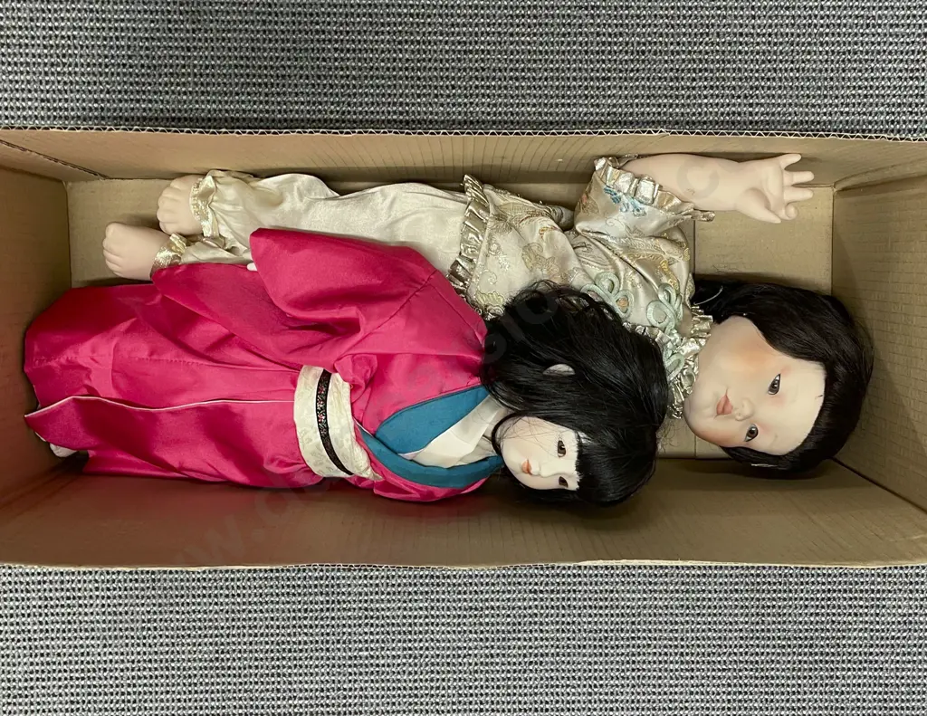 Two Porcelain Dolls Image 1++