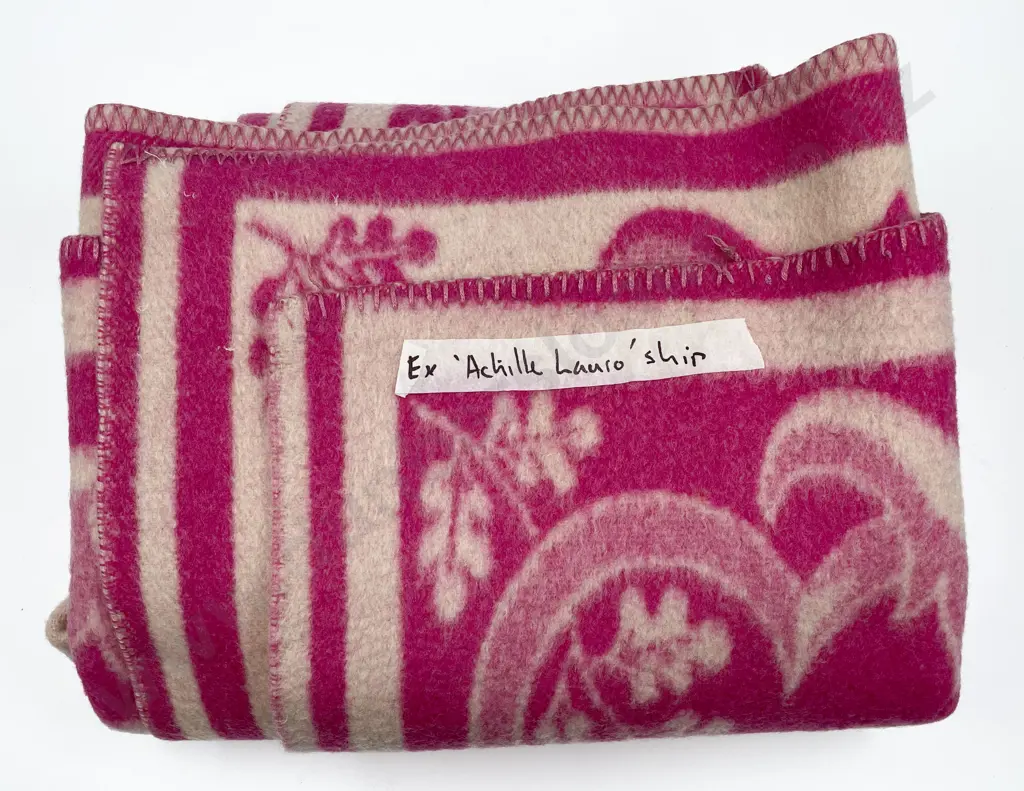 Vintage Ships Blanket Together With Two Vintage Nautical Themed Blankets Image 1++