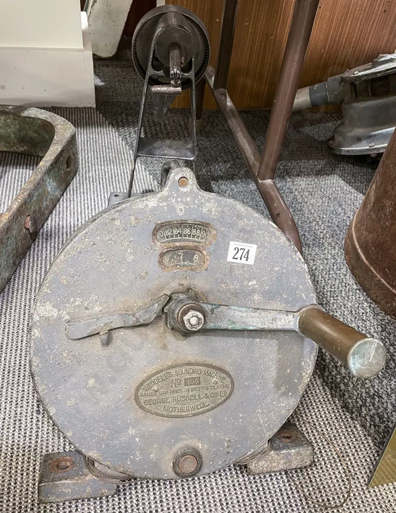 Vintage Sounding Machine Together With Oil Winch Image 1++