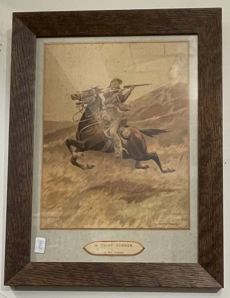 2 Prints Including Boer War Rider Image 1++