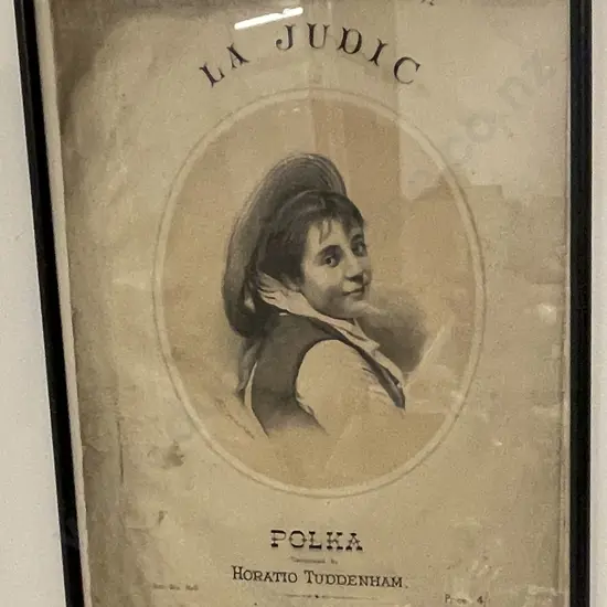 Three Framed Vintage Music Sheet Covers