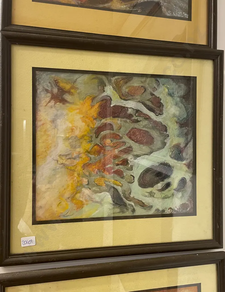 Four Abstract Works By S Witt Image 1++