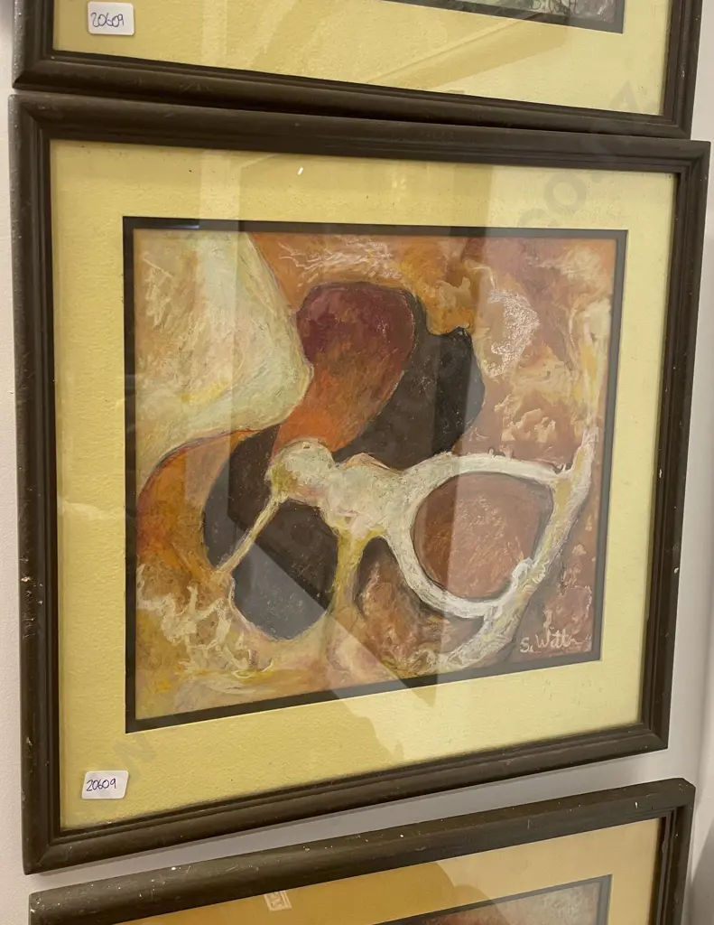 Four Abstract Works By S Witt Image 1++