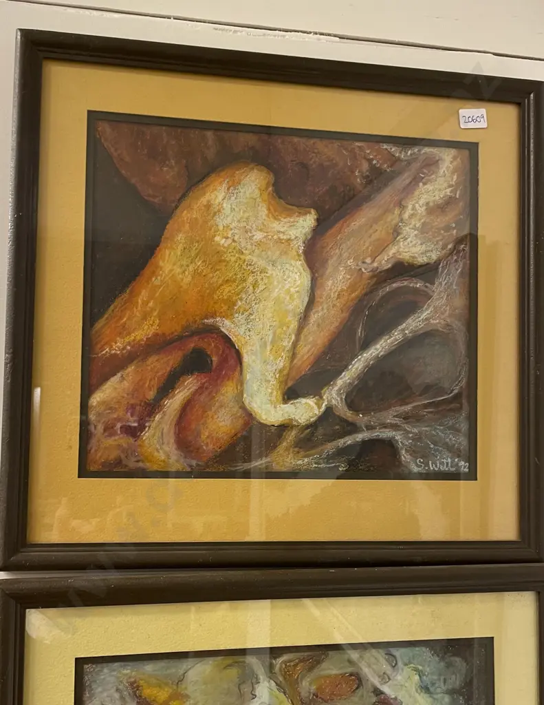 Four Abstract Works By S Witt Image 1++