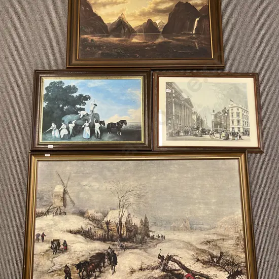 Four Framed Prints