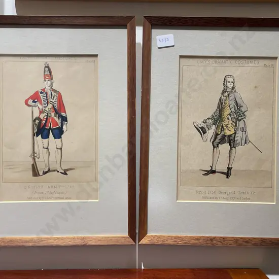 Four Lacy's Dramatic Costumes Book Plates