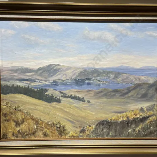 G Mills - Pauatahanui Inlet at Whitby - Oil on Board